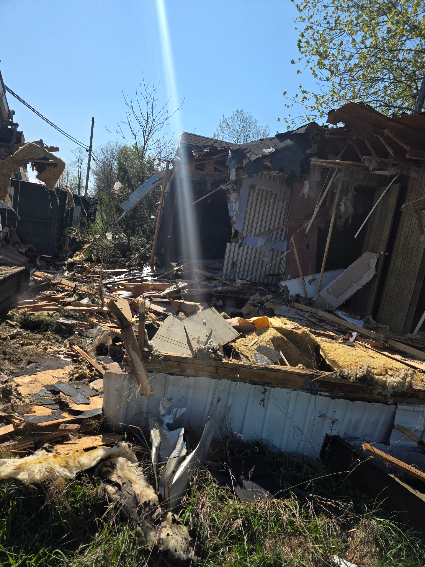 Residential demolition in Northern Kentucky by MX Property Services